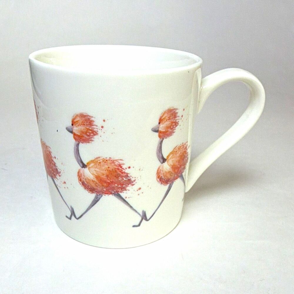 Jellycat Glad to be Me Flamingo White/Pink Ceramic Coffee Mug 12 fl oz